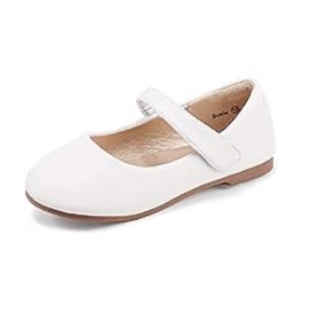 NIB Toddler Little Girl’s Dress Special Occasion White Girls Mary Jane Flats